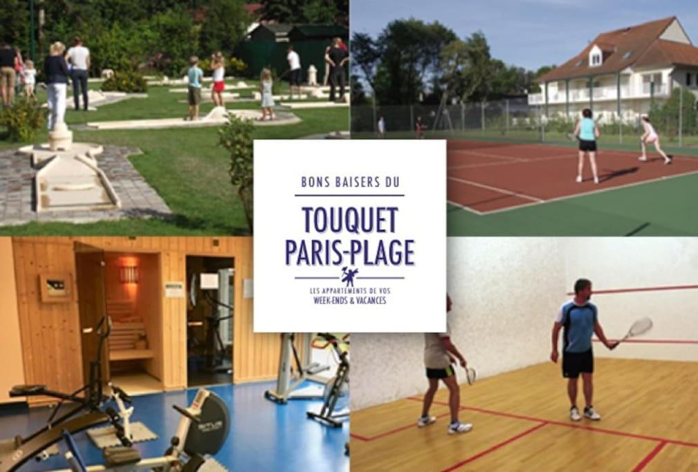 Residence Grand Jardin Attenant Tennis, Mini Golf, Sauna, Petanque Cucq Exterior photo